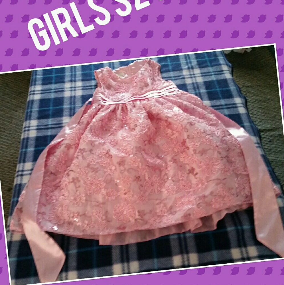 Brand new girls pink dress sz 5y
